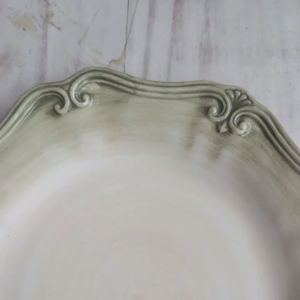Lenox Dinner Plate Green Colore Verde VERDE 9” Italy